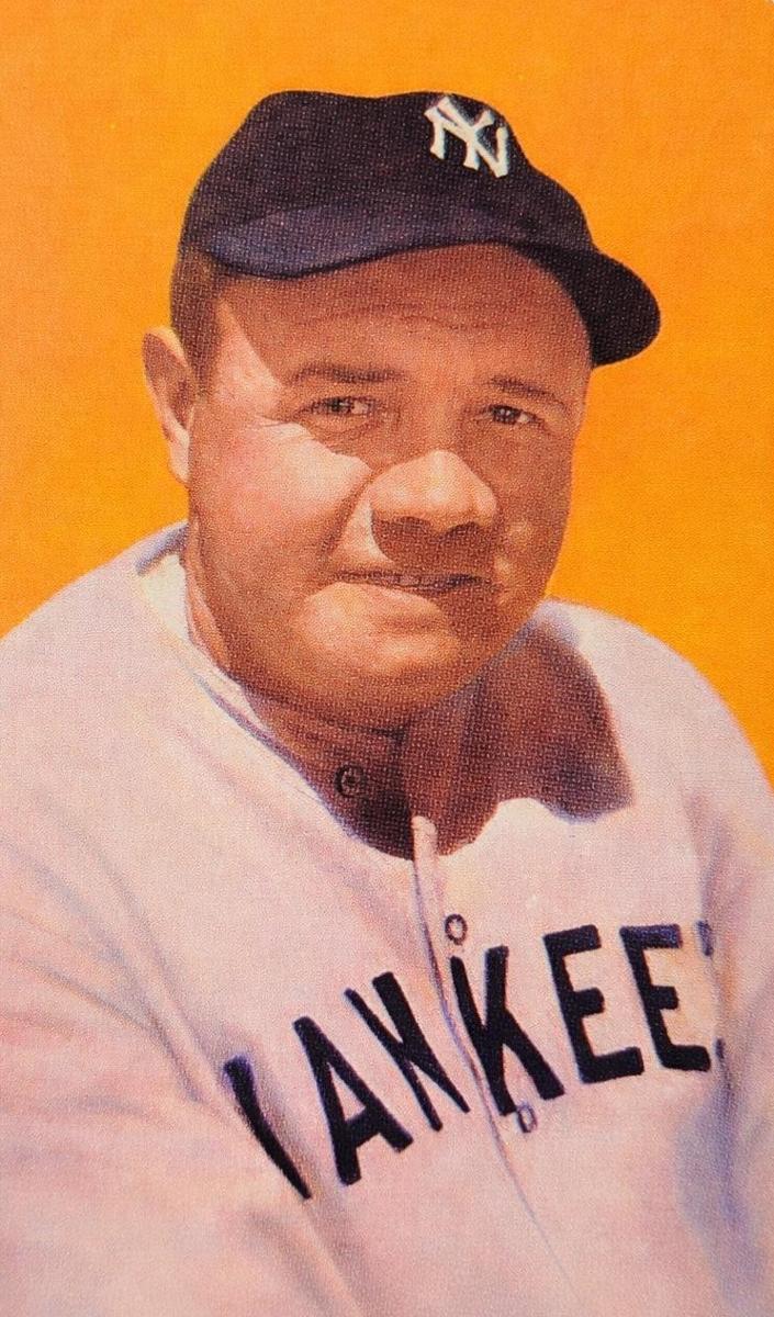 1973 US Playing Cards Babe Ruth Baseball 6 of Clubs Babe Ruth #NNO SGC 9