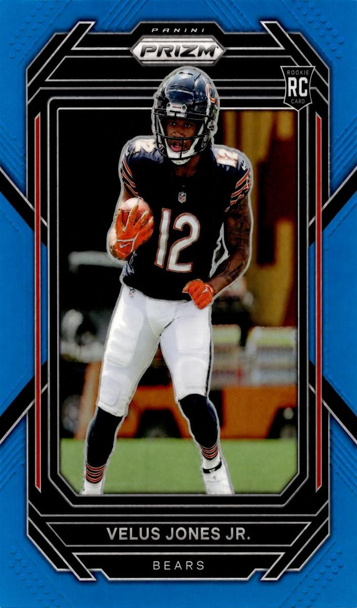 2022 Panini Prizm Football Light Blue Velus Jones Jr. #332