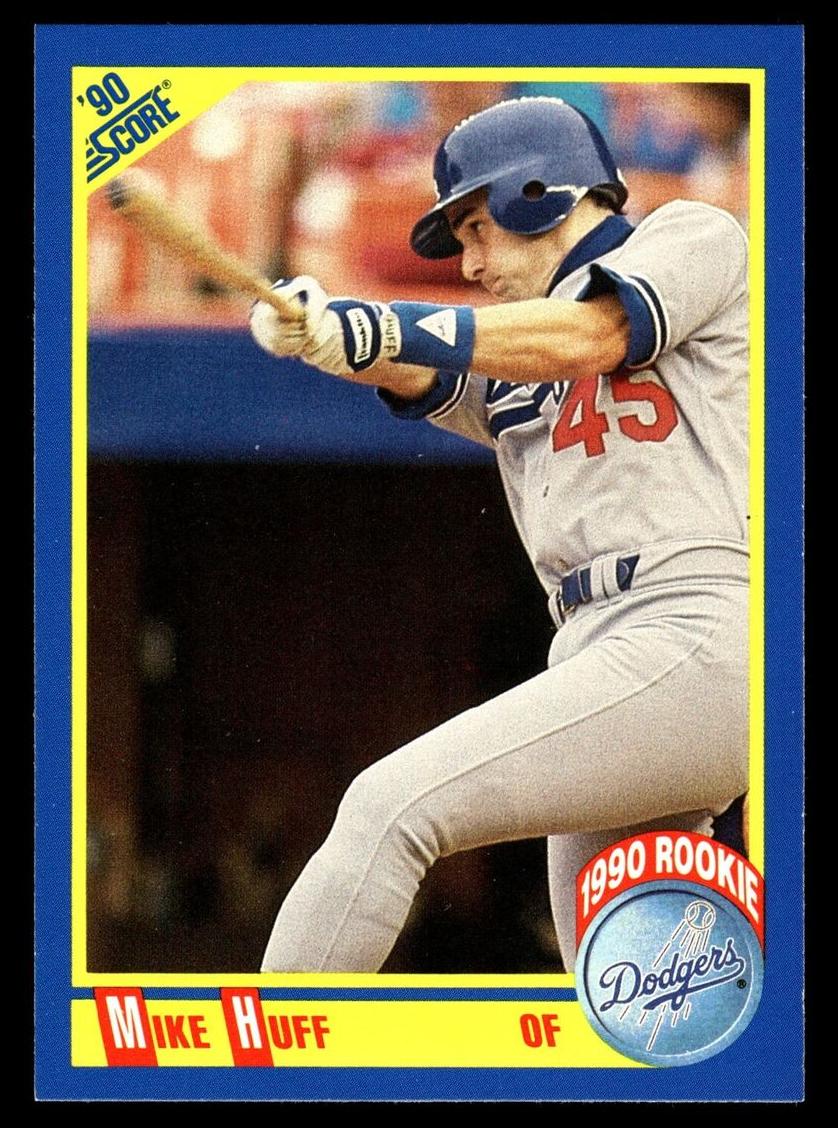 1990 Score Baseball Mike Huff #597
