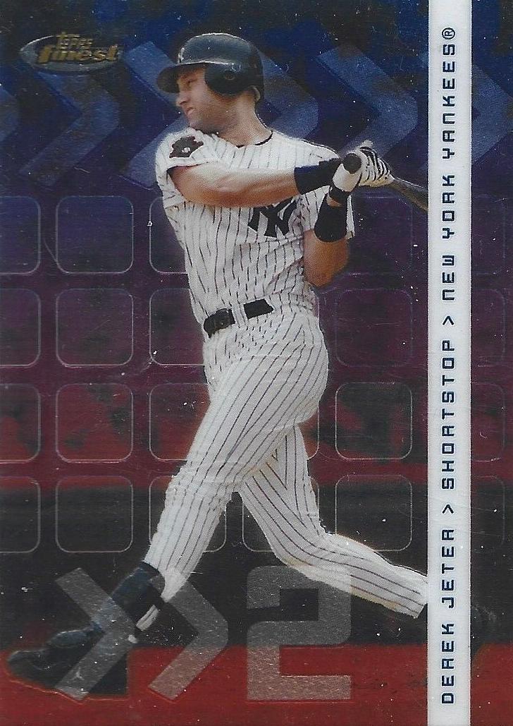 2002 Topps Finest Baseball Derek Jeter #14 PSA 10