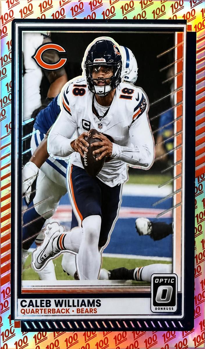 2025 Donruss Optic Football One Hundred Caleb Williams #8