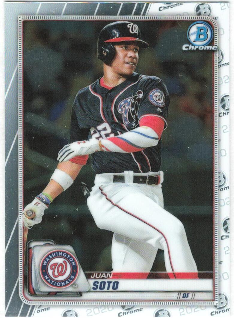 2020 Bowman Chrome Baseball Juan Soto #54