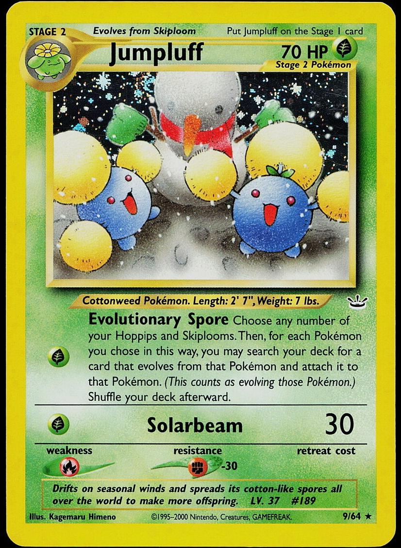 2001 Pokemon Neo Revelation Jumpluff #9
