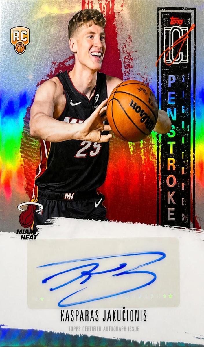 2025 Topps Signature Class Basketball Kasparas Jakucionis #PS-KJ