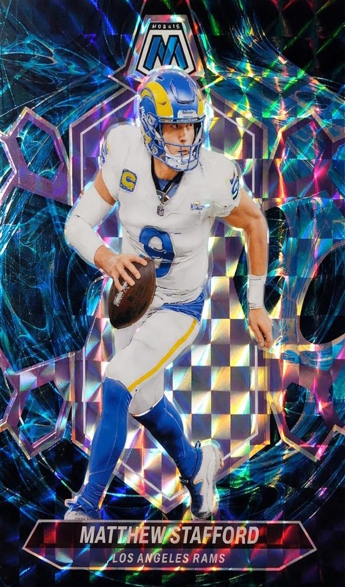 2024 Panini Mosaic Football Genesis Matthew Stafford #127 PSA 8.5