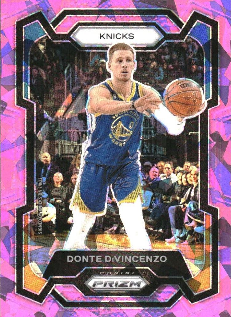 2023 Panini Prizm Basketball Pink Ice Donte DiVincenzo #280
