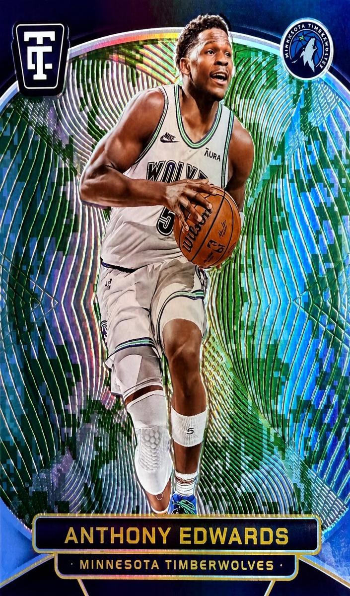 2024 Panini Totally Certified Basketball Mirror Platinum Camo Anthony Edwards #126