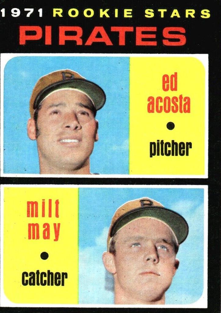 1971 Topps Baseball Rookie Stars Pirates #343 PSA 7