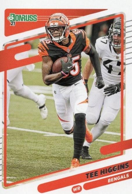 2021 Panini Donruss Football Tee Higgins #213