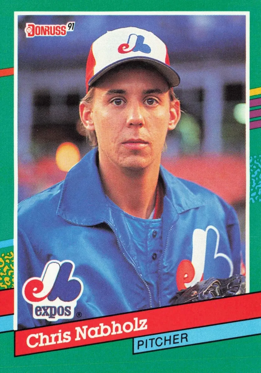 1991 Donruss Baseball Chris Nabholz #667