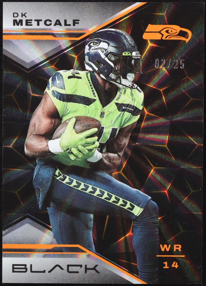 2023 Donruss Optic Football Black Pandora DK Metcalf #8