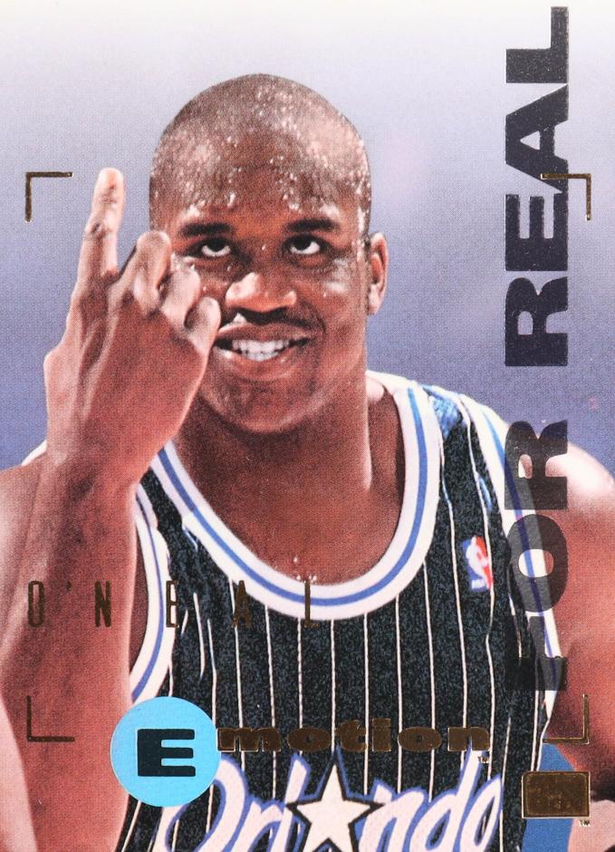 1994 Skybox Emotion Basketball Shaquille O'Neal #70 PSA 9