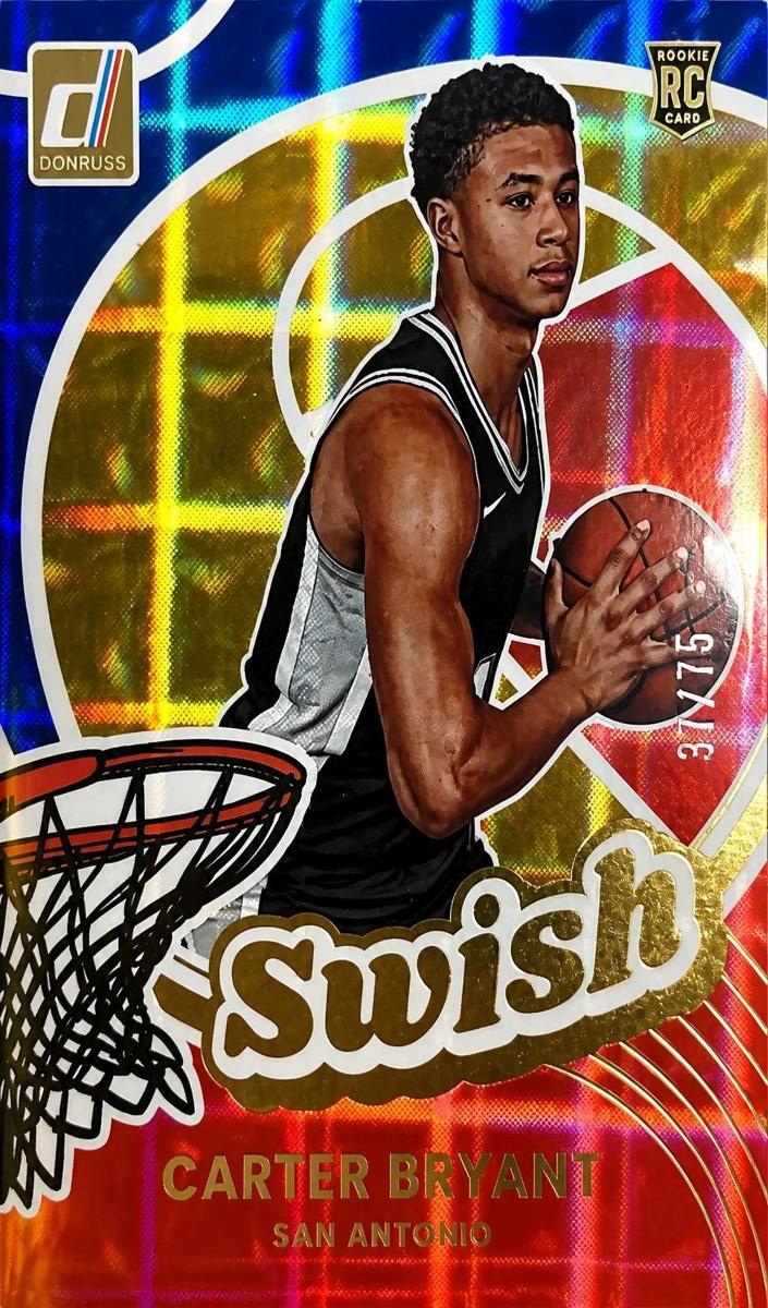 2025 Panini Donruss Basketball Plaid Carter Bryant #8