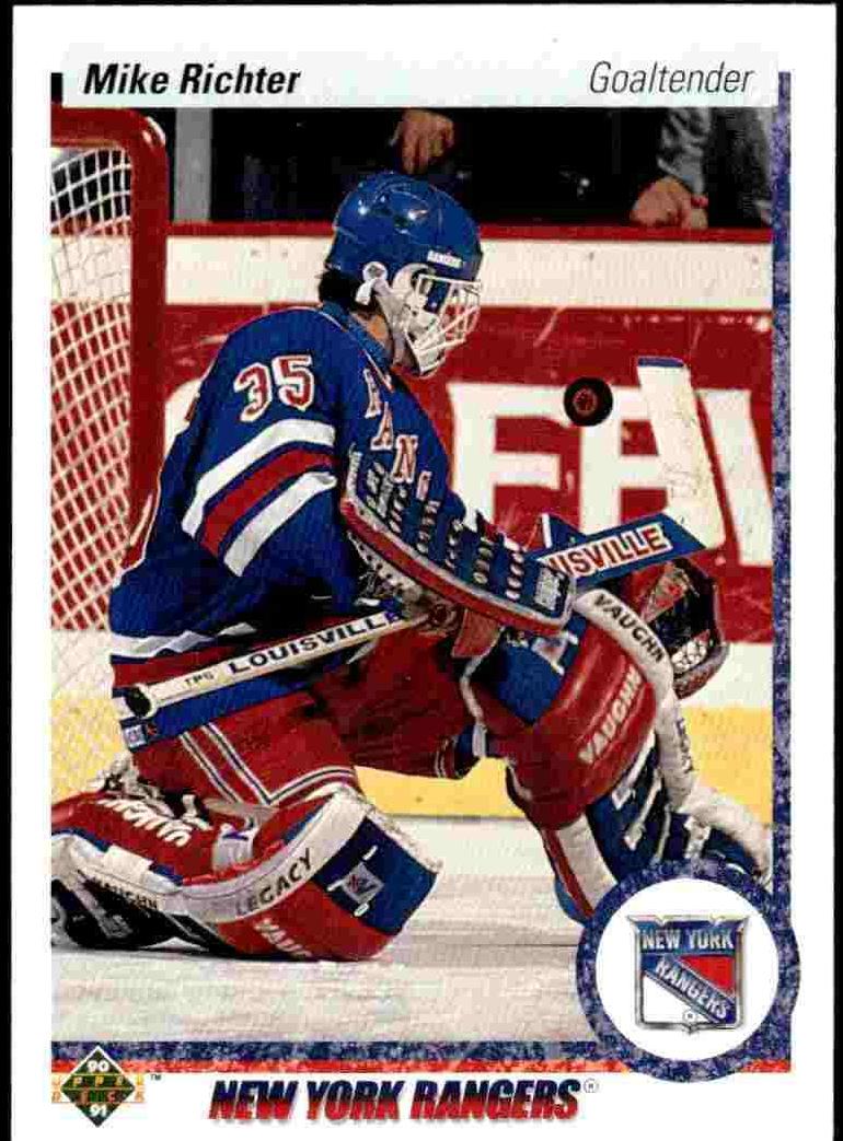 1990 Upper Deck Hockey Mike Richter #32 PSA 10
