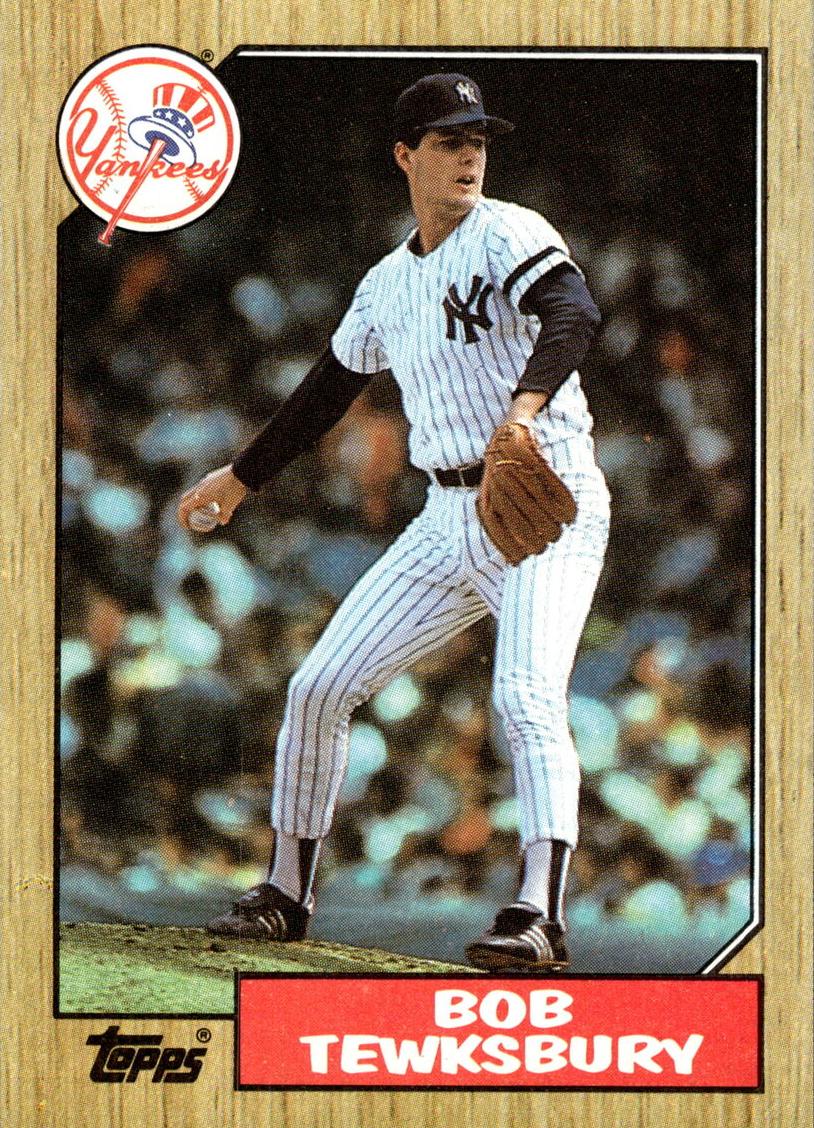 1987 Topps Baseball Bob Tewksbury #254