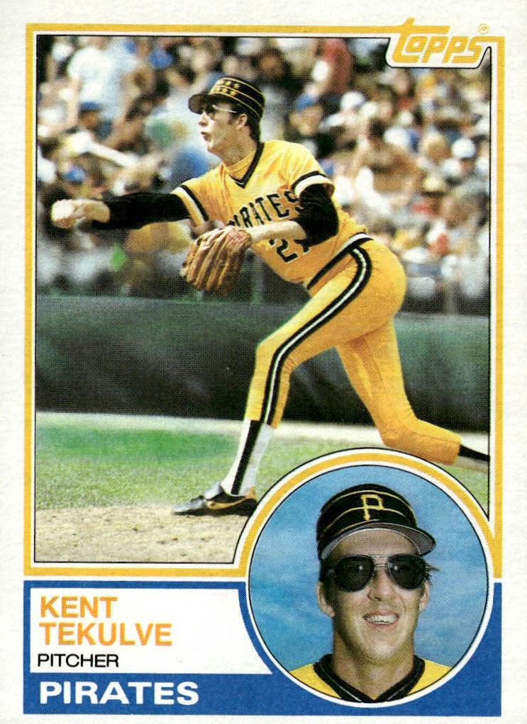 1983 Topps Baseball Kent Tekulve #17