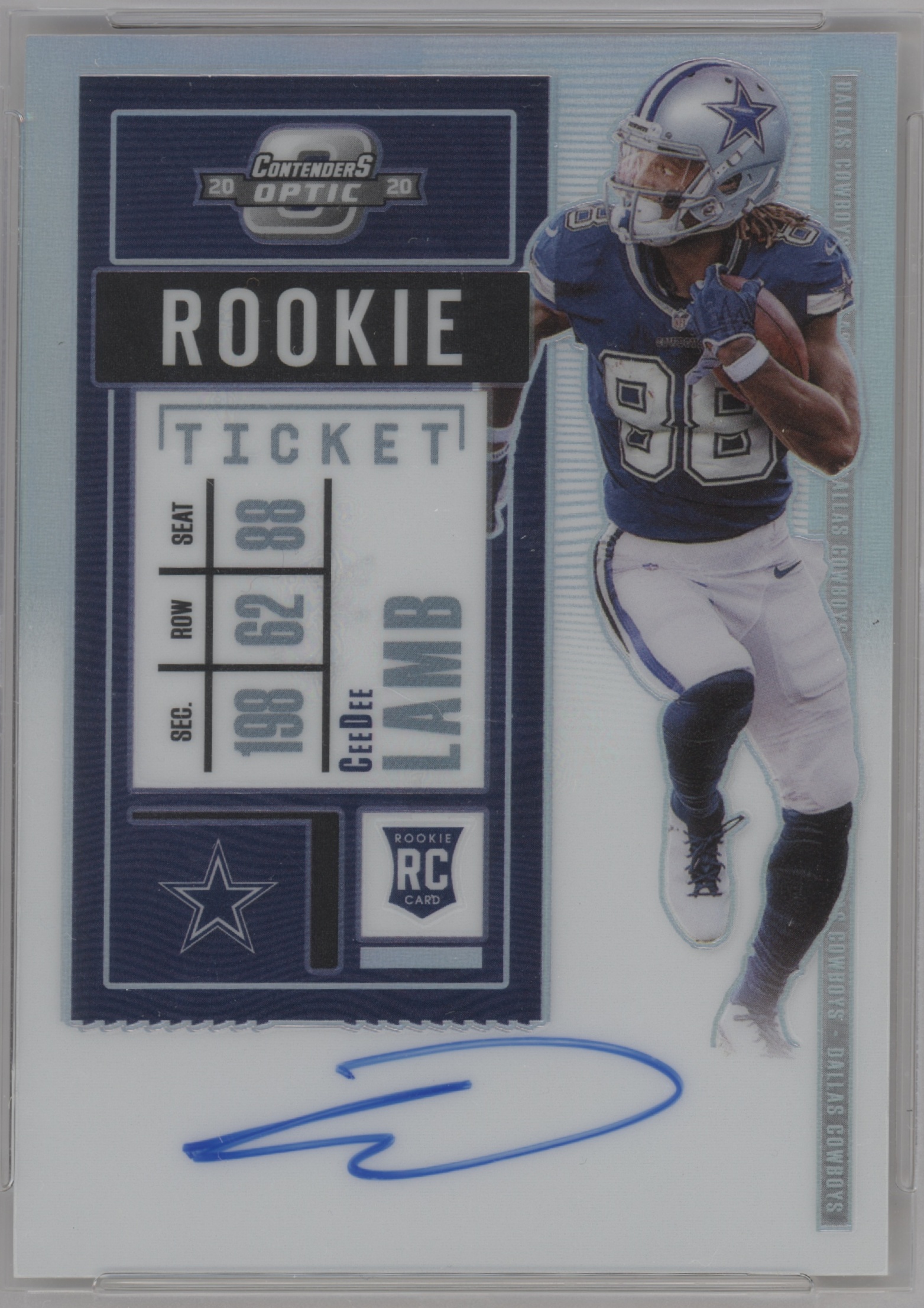 2020 Panini Contenders Optic Football Silver CeeDee Lamb #107