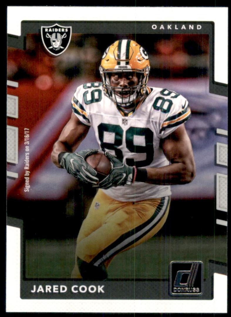2017 Panini Donruss Football Jared Cook #294