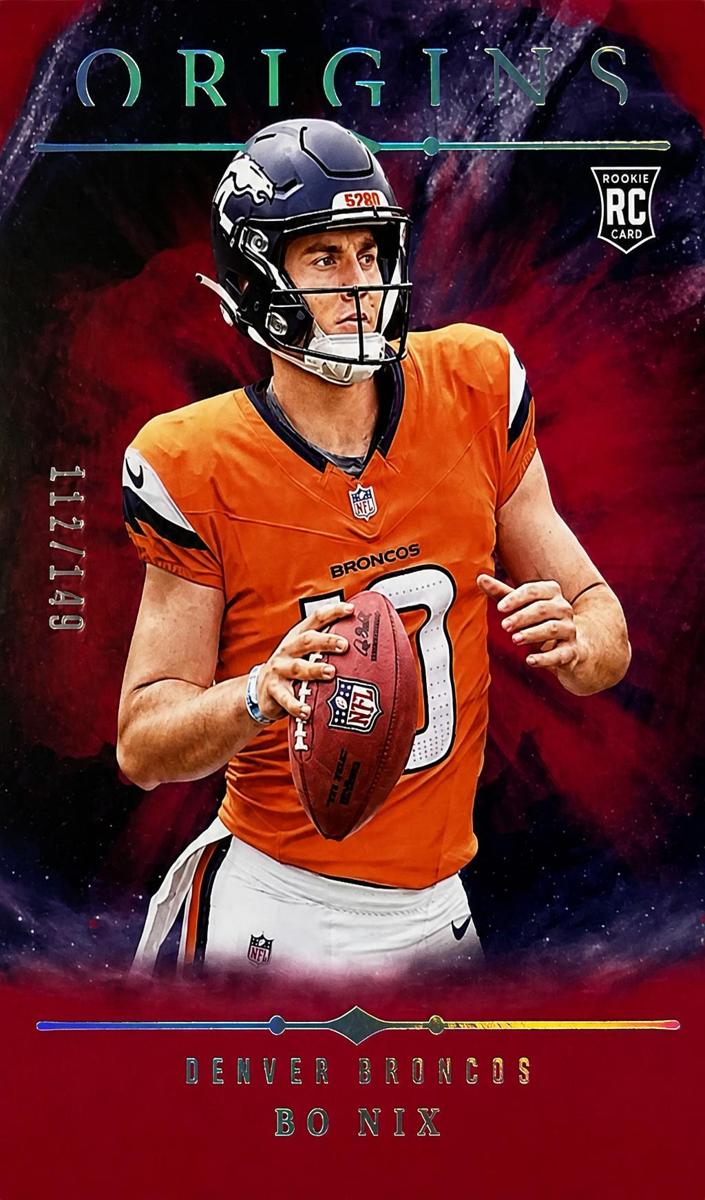 2024 Panini Origins Football Red Bo Nix #149