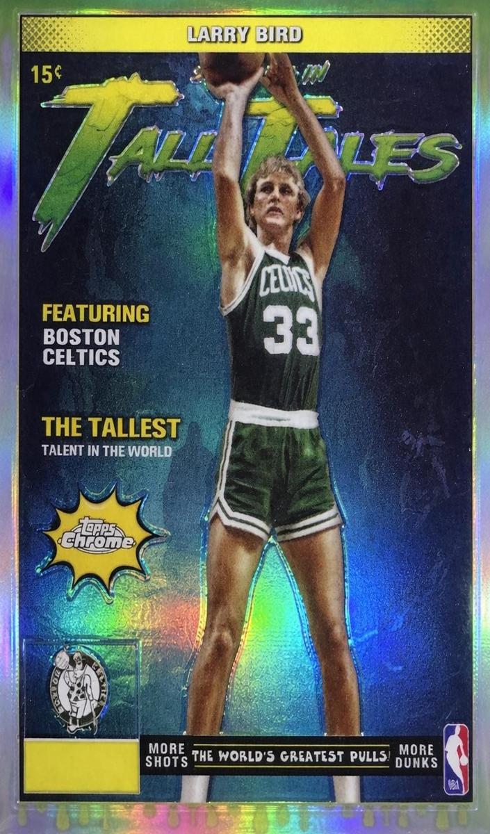 2025 Topps Chrome Basketball Refractor Larry Bird #TT-15