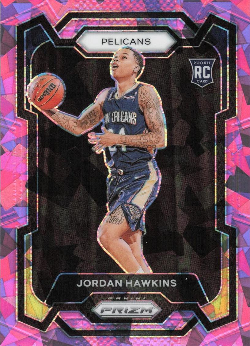 2023 Panini Prizm Basketball Pink Ice Jordan Hawkins #130