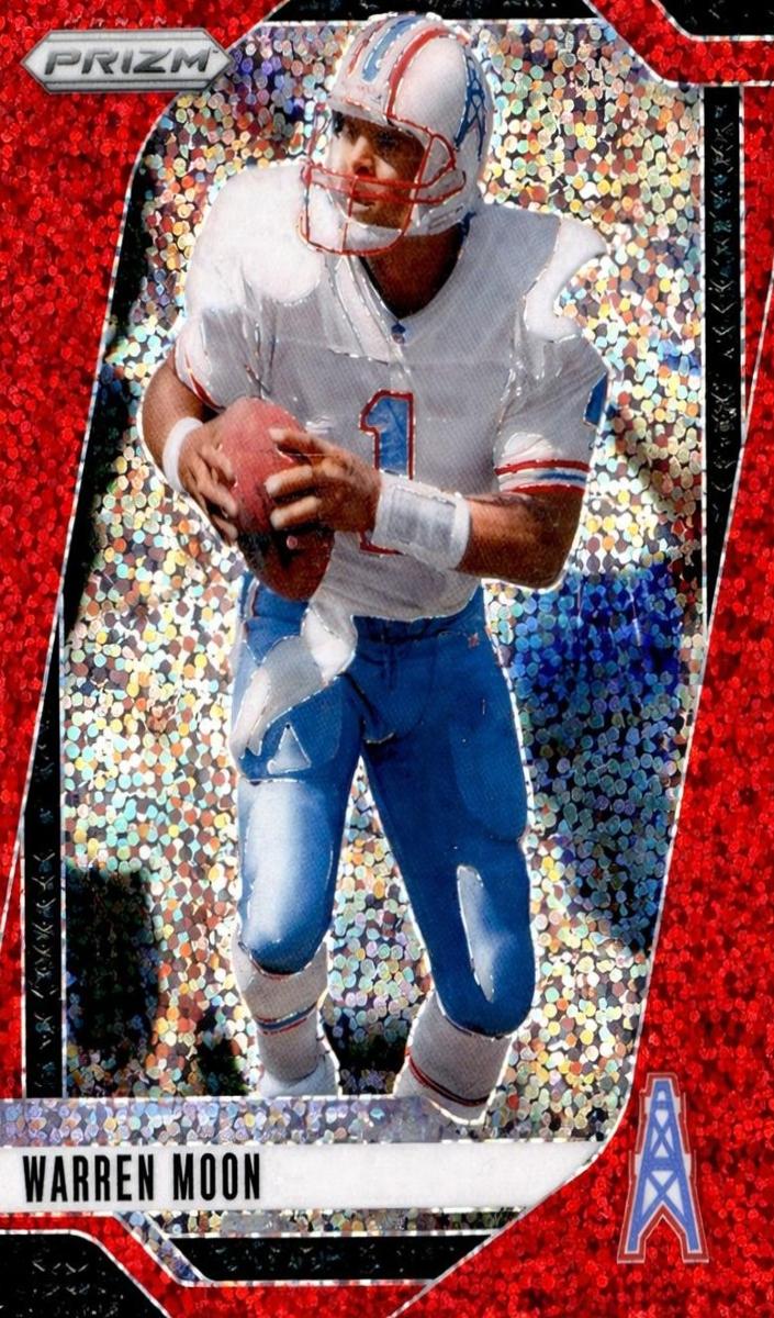 2024 Panini Prizm Football Red Sparkle Warren Moon #298