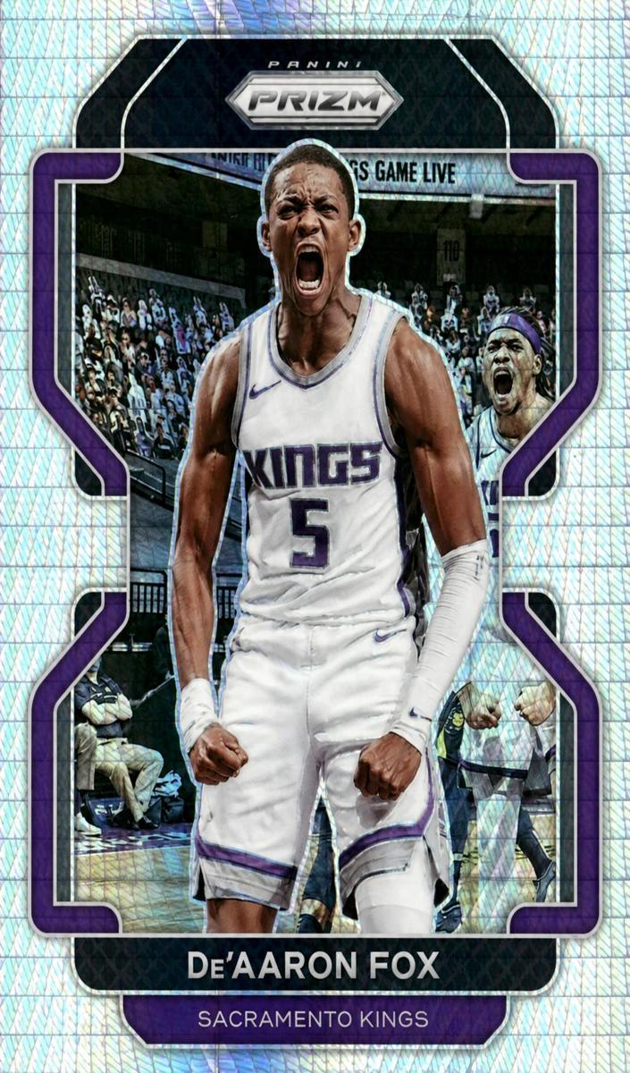 2021 Panini Prizm Basketball Hyper De'Aaron Fox #148