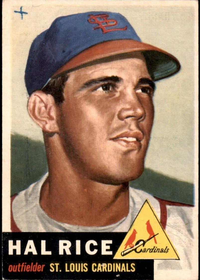 1953 Topps Baseball Hal Rice #93 PSA 6