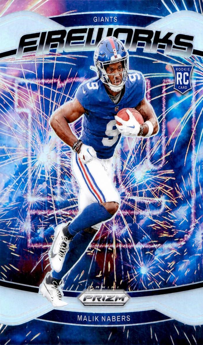 2024 Panini Prizm Football Silver Malik Nabers #21