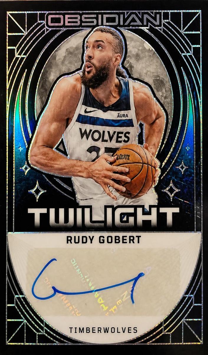 2023 Panini Obsidian Basketball Rudy Gobert #TS-GOB