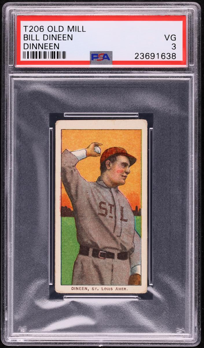 1909-11 T206 Baseball Bill Dinneen #NNO