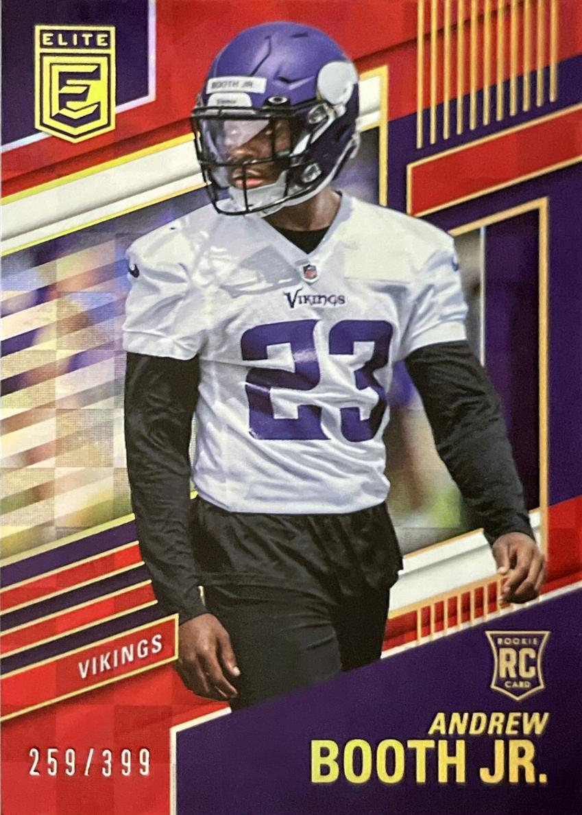 2022 Donruss Elite Football Red Andrew Booth Jr. #143