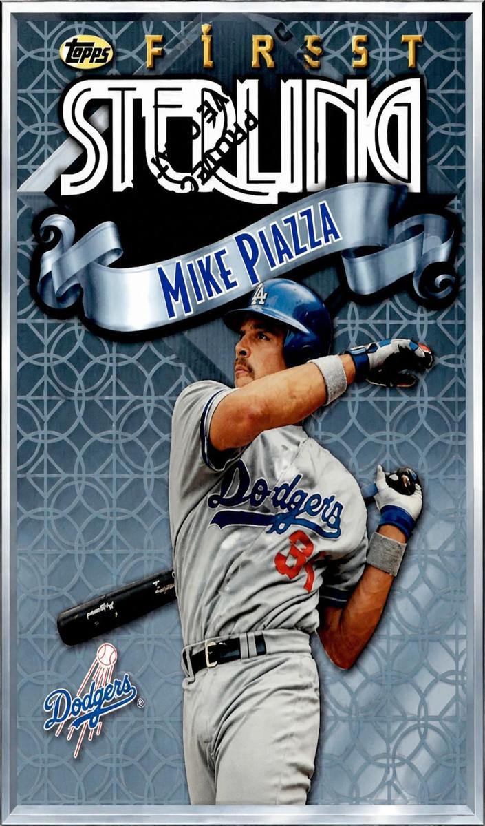 1996 Topps Finest Baseball Refractor Mike Piazza #11