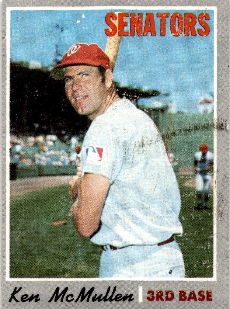 1970 Topps Baseball Ken McMullen #420 PSA 8