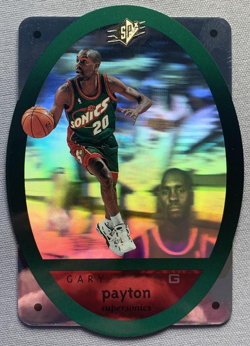 1996 SPx Basketball Gary Payton #45 PSA 8