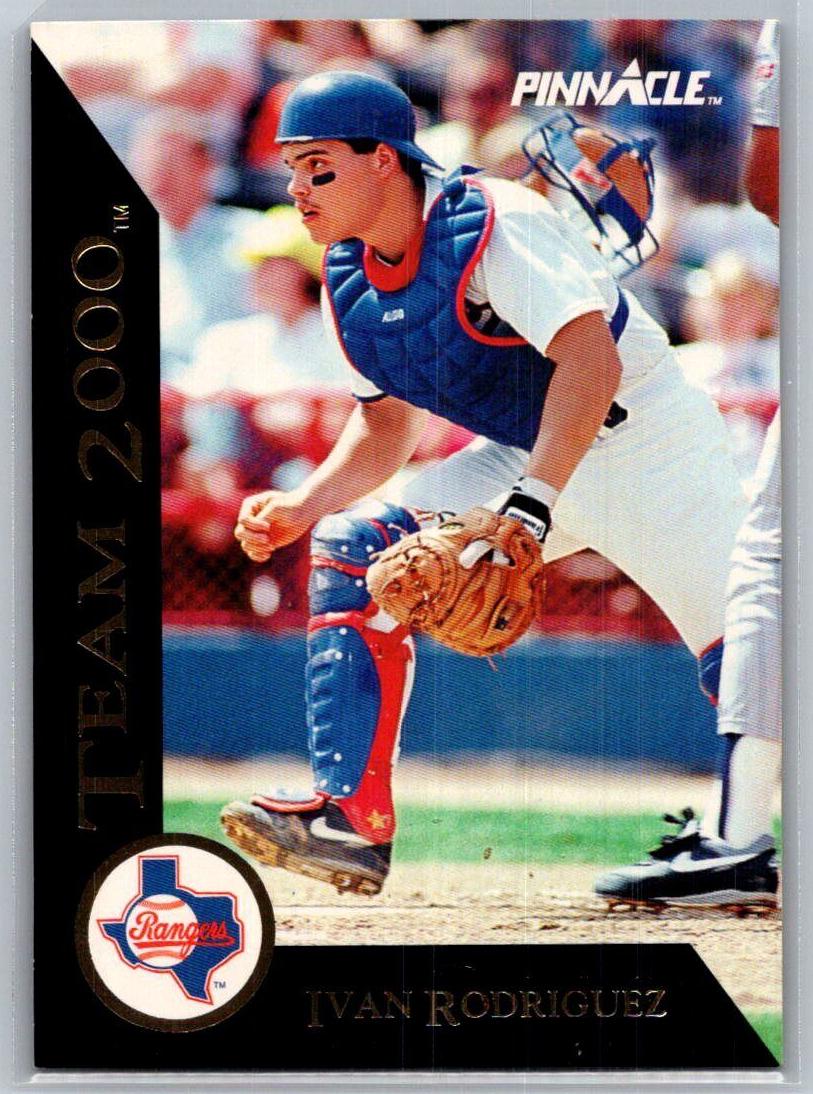 1992 Pinnacle Baseball Ivan Rodriguez #8 PSA 8.5