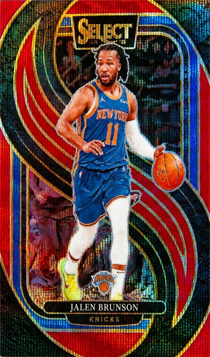 2024 Panini Select Basketball Red Wave Jalen Brunson #151