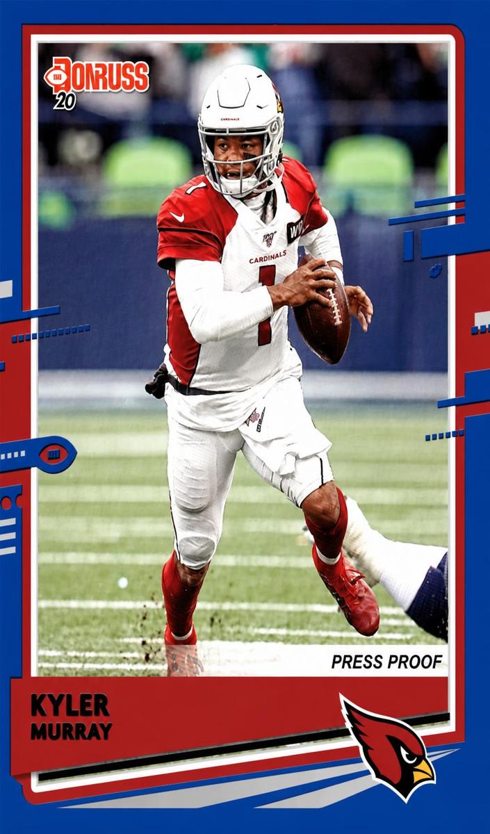 2020 Panini Donruss Football Press Proof Red Kyler Murray #19 PSA 8.5