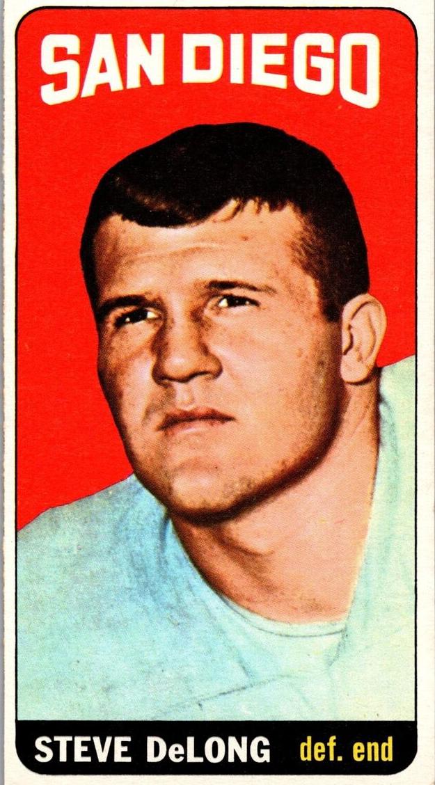 1965 Topps Football Steve Delong #157