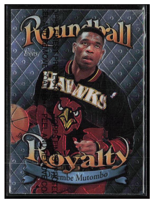 1998 Topps Basketball Dikembe Mutombo #R14 SGC 8