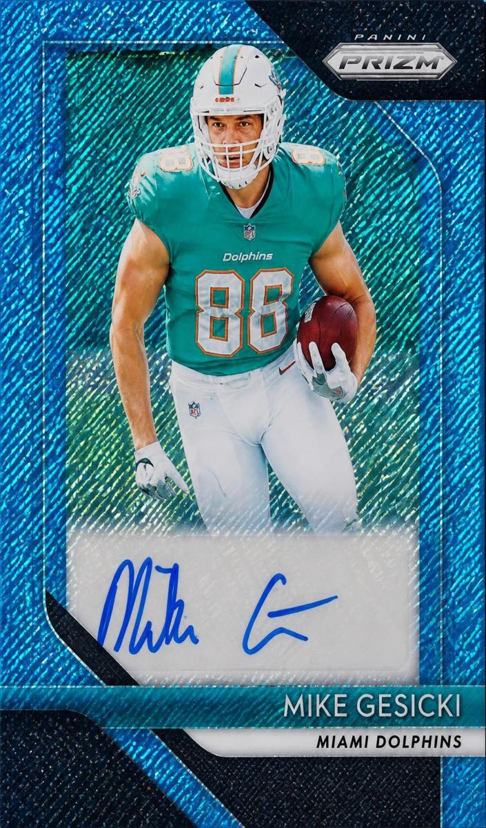 2018 Panini Prizm Football Blue Shimmer Josh Allen #RA-JA PSA 9