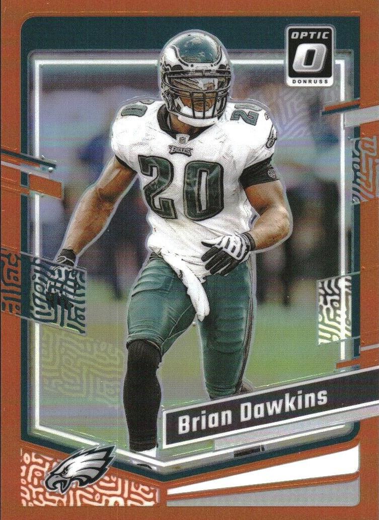 2023 Donruss Optic Football Orange Brian Dawkins #154