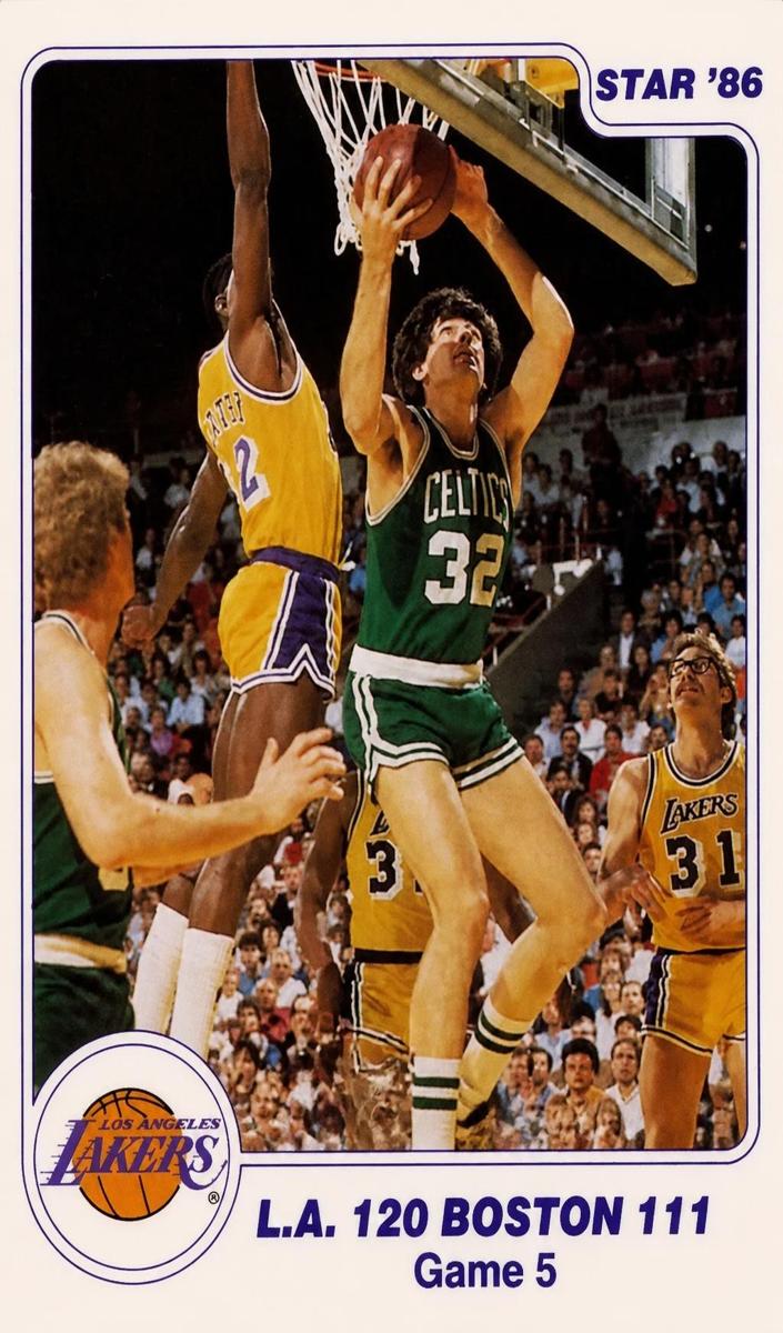 1985 Star Basketball Kevin McHale #6