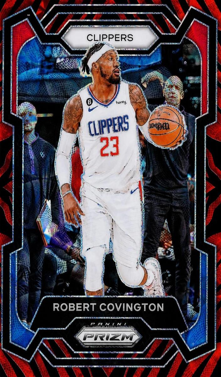 2023 Panini Prizm Basketball Choice Tiger Stripe Robert Covington #224