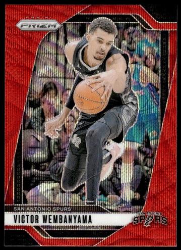 2024 Panini Prizm Basketball Ruby Wave Victor Wembanyama #172 PSA 10