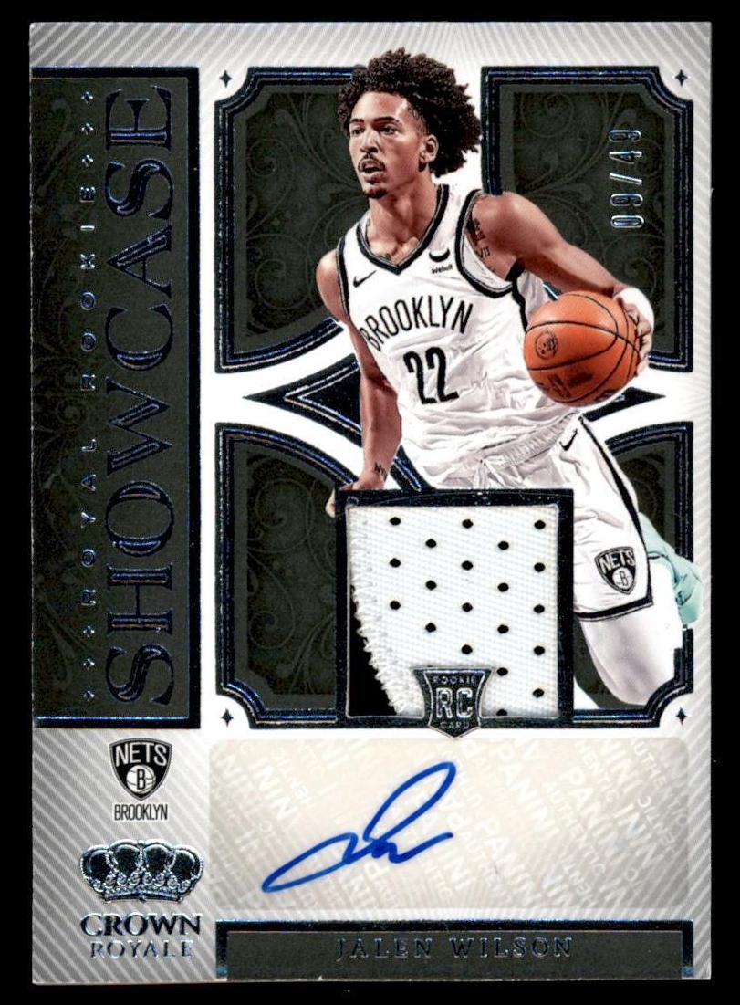 2023 Panini Crown Royale Basketball Jalen Wilson #RS-JWN