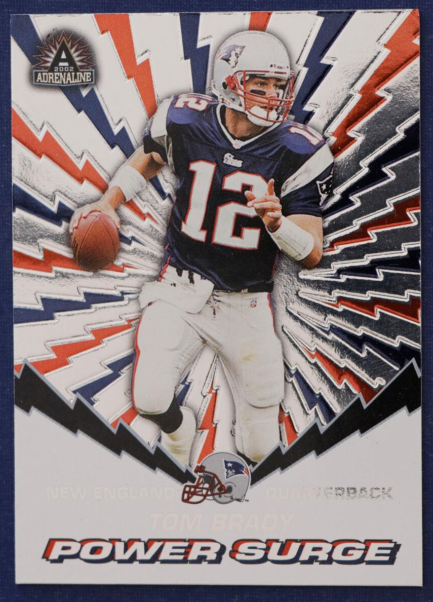 2002 Pacific Adrenaline Football Tom Brady #6 SGC 8.5