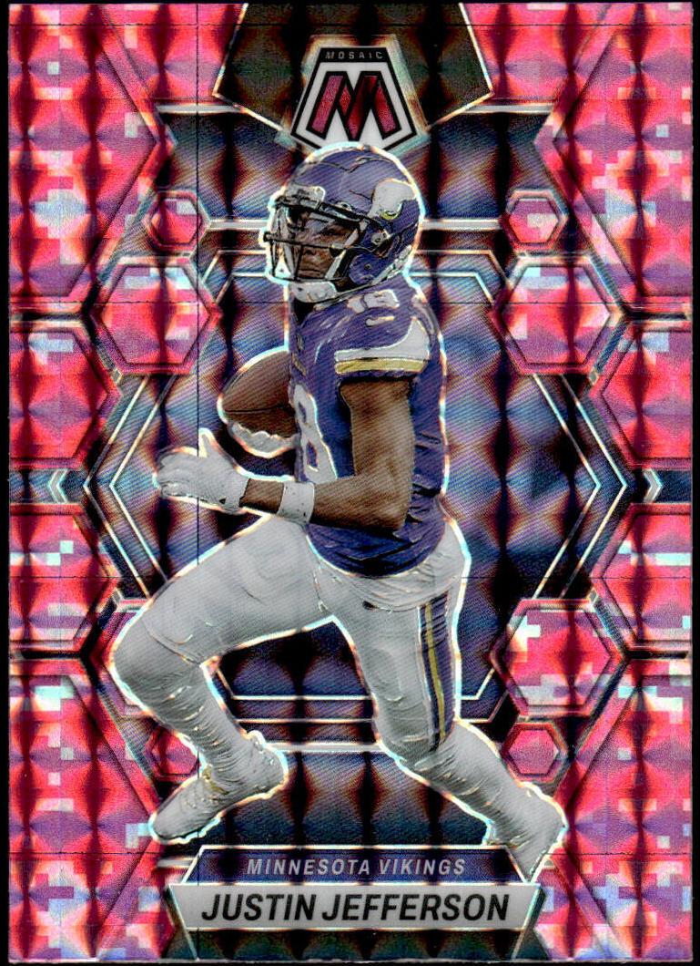 2023 Panini Mosaic Football Camo Pink Justin Jefferson #152