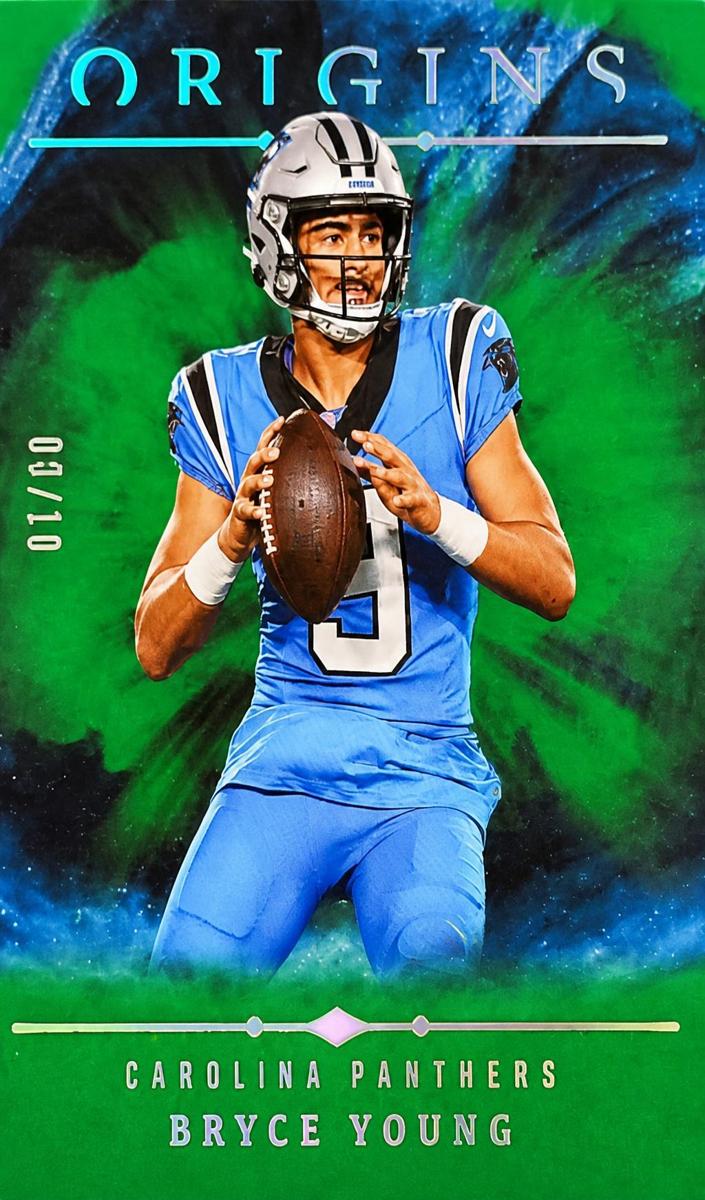 2024 Panini Origins Football Green Bryce Young #100