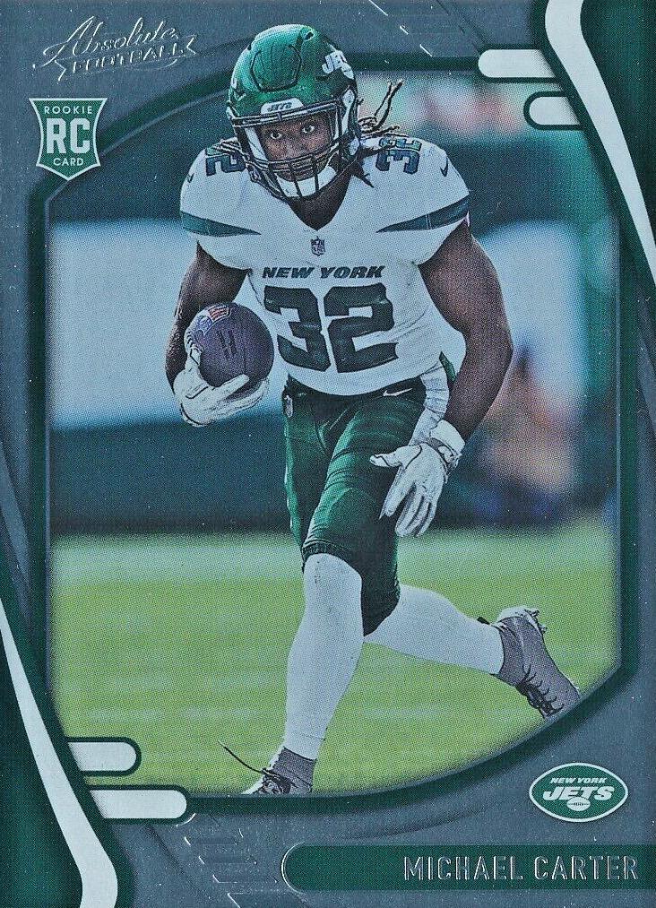 2021 Panini Absolute Football Michael Carter #129 PSA 8.5